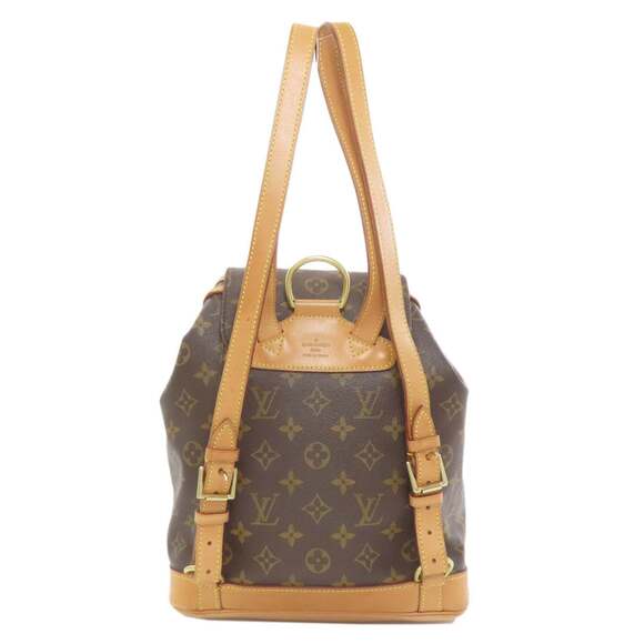 LOUIS VUITTON Authentic Brown Monogram Canvas Backpack main image 14